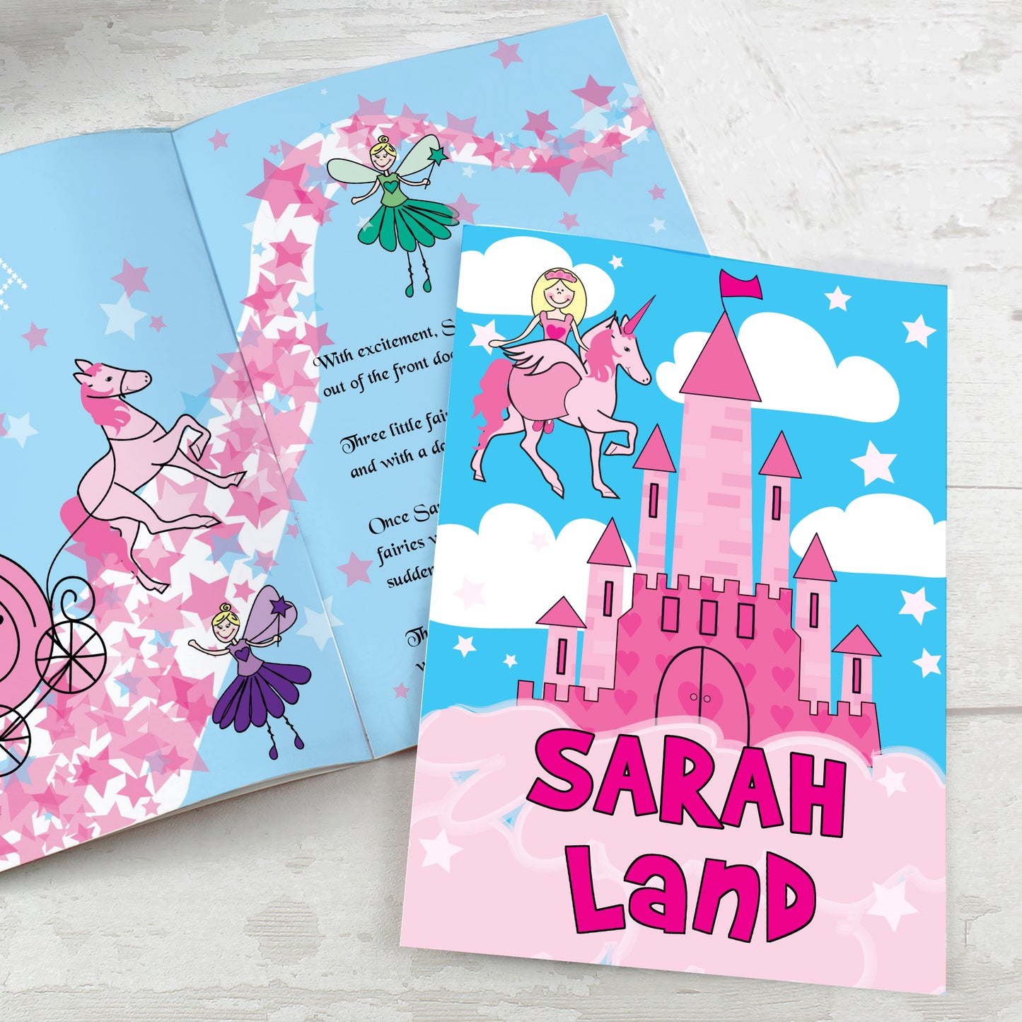 Personalised Princess & Unicorn Story Book - Personalise It!