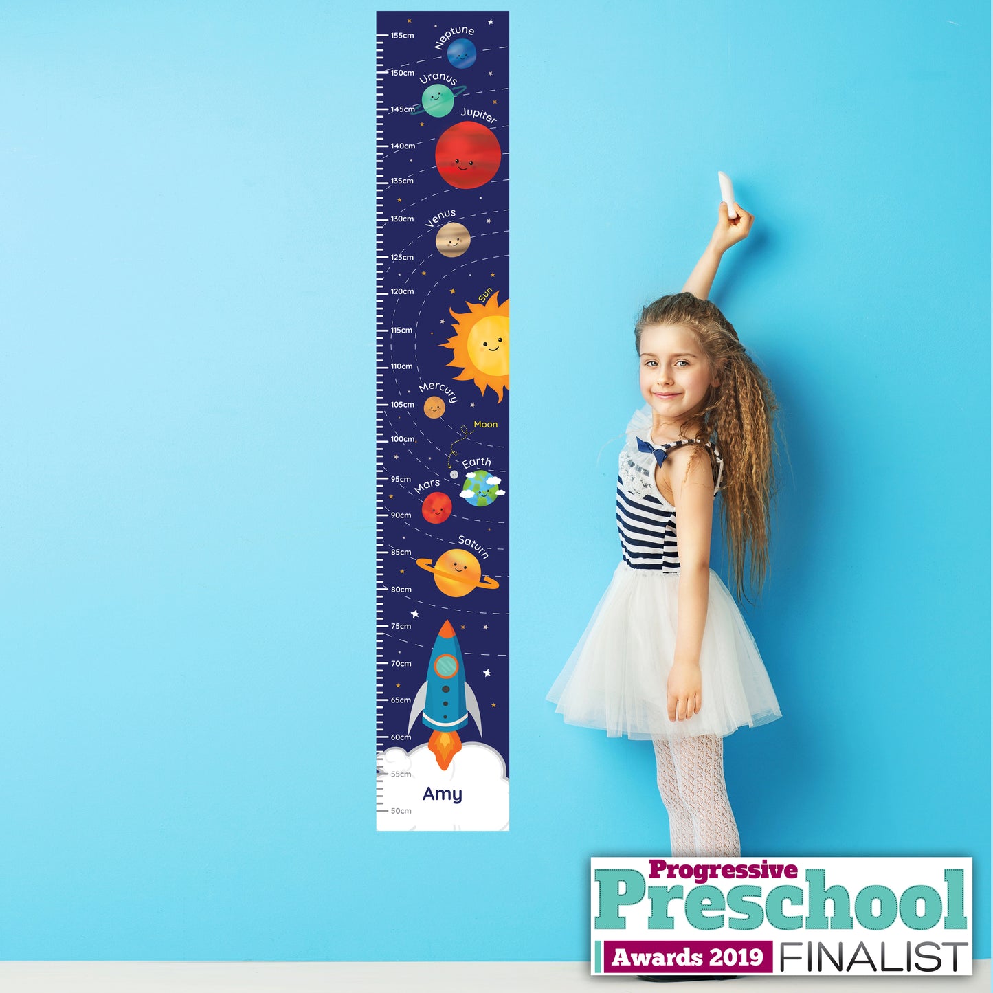 Personalised Solar System Height Chart - Personalise It!