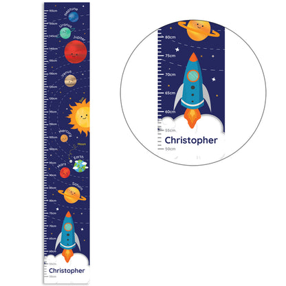 Personalised Solar System Height Chart - Personalise It!