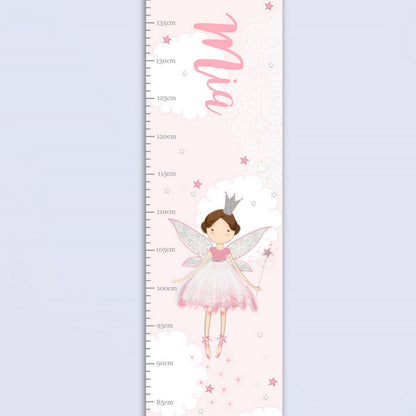 Personalised Fairy Princess Height Chart - Personalise It!