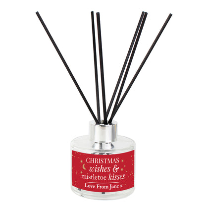 Â Personalised Christmas Wishes Reed Diffuser - Personalise It!