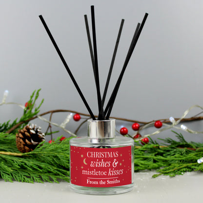 Â Personalised Christmas Wishes Reed Diffuser - Personalise It!
