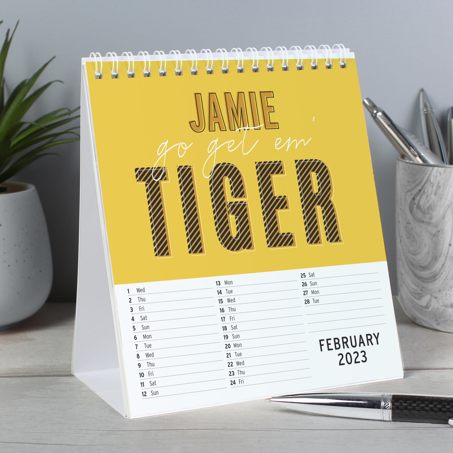 Personalised Motivational Quotes Desk Calendar - Personalise It!