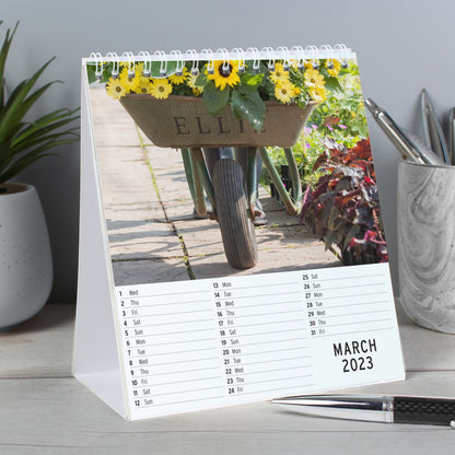 Personalised Gardening Desk Calendar - Personalise It!