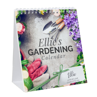 Personalised Gardening Desk Calendar - Personalise It!