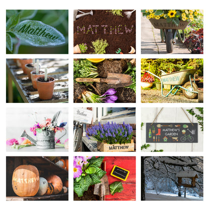 Personalised Gardening Desk Calendar - Personalise It!