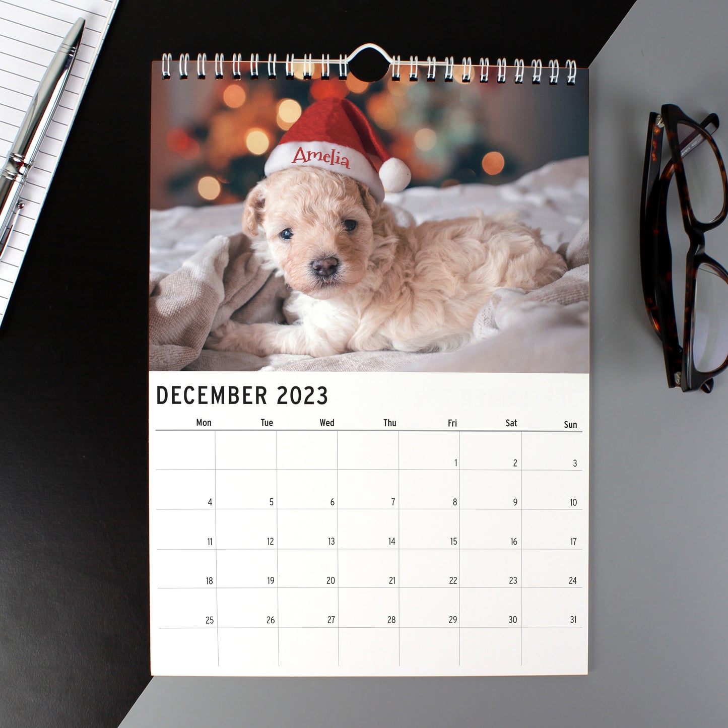 Personalised A4 Cute Animals Calendar - Personalise It!