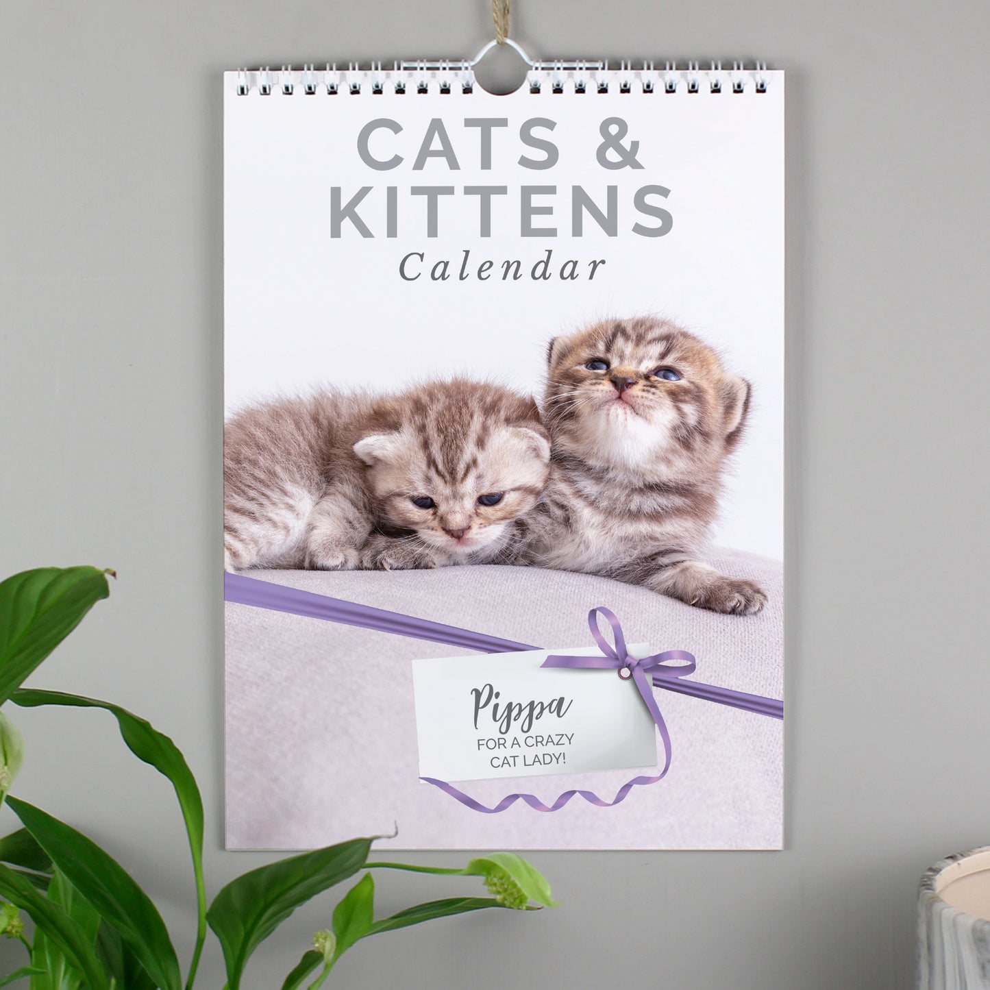 Personalised A4 Cats & Kittens Calendar - Personalise It!