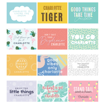 Personalised A4 Motivational Quotes Calendar - Personalise It!