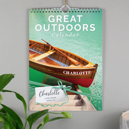 Personalised A4 Great Outdoors Calendar - Personalise It!