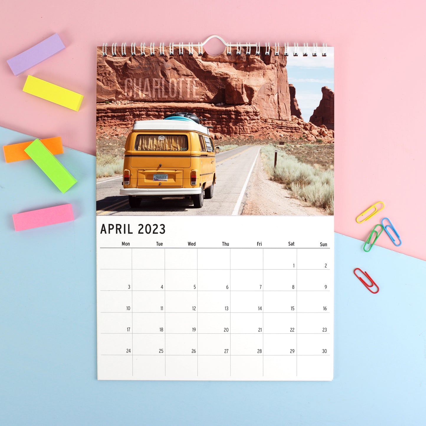 Personalised A4 Great Outdoors Calendar - Personalise It!