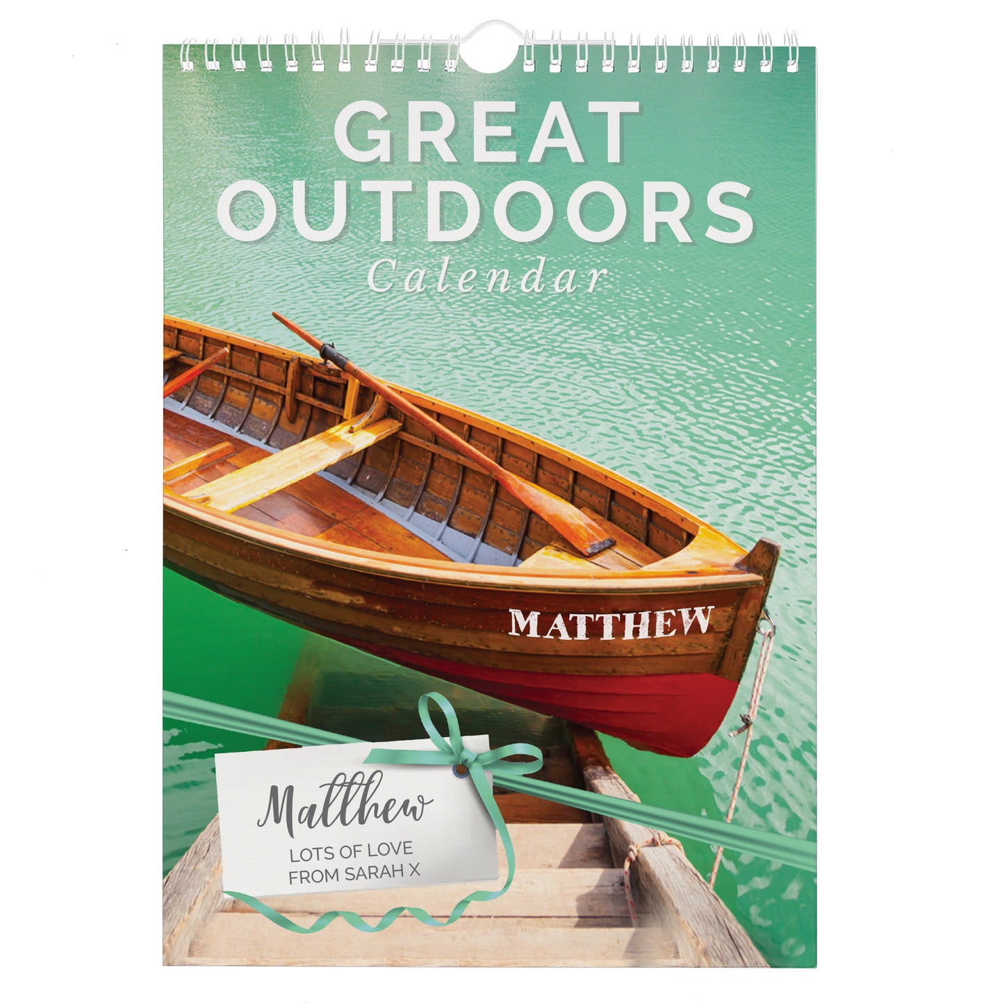 Personalised A4 Great Outdoors Calendar - Personalise It!