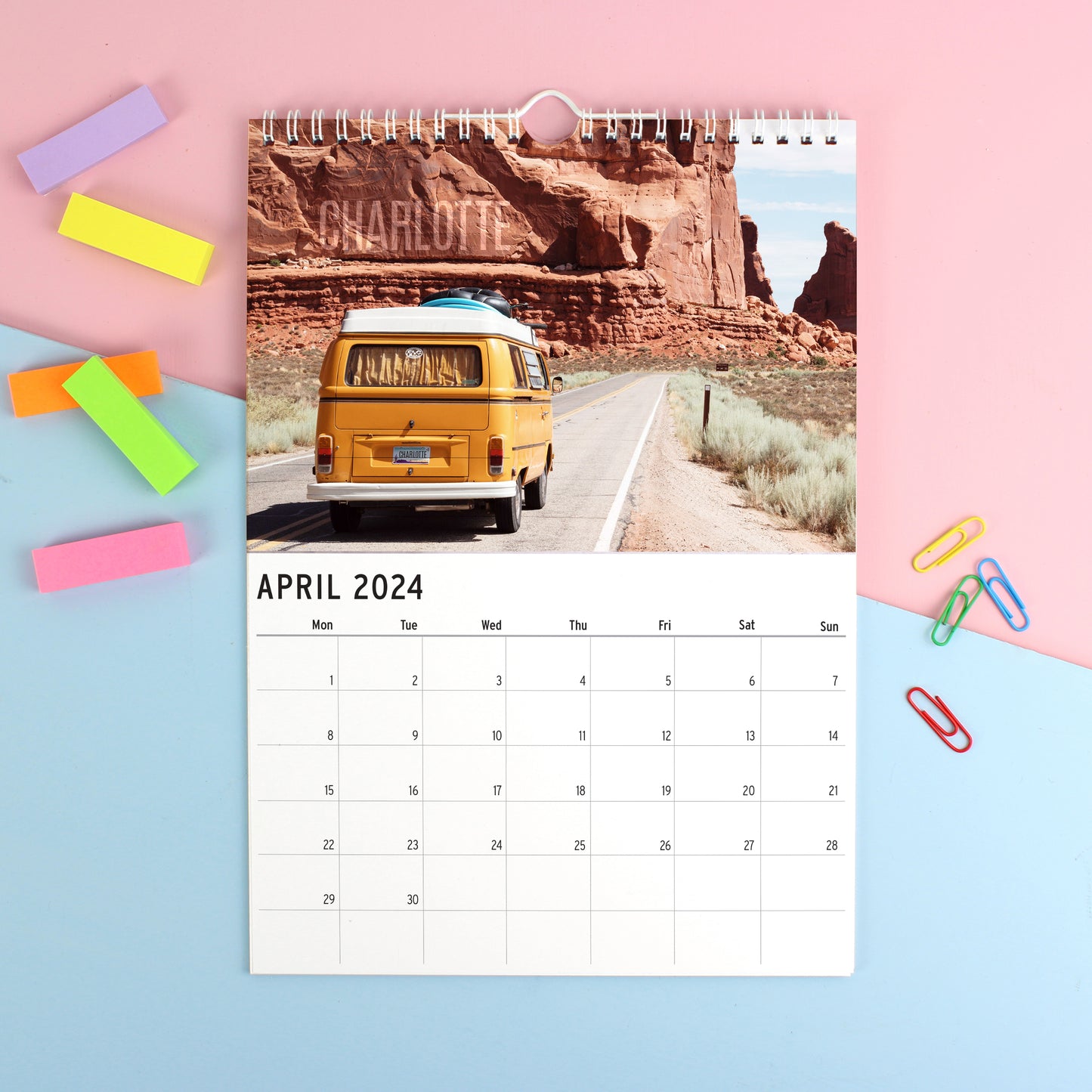 Personalised A4 Great Outdoors Calendar - Personalise It!