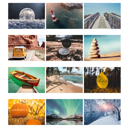 Personalised A4 Great Outdoors Calendar - Personalise It!