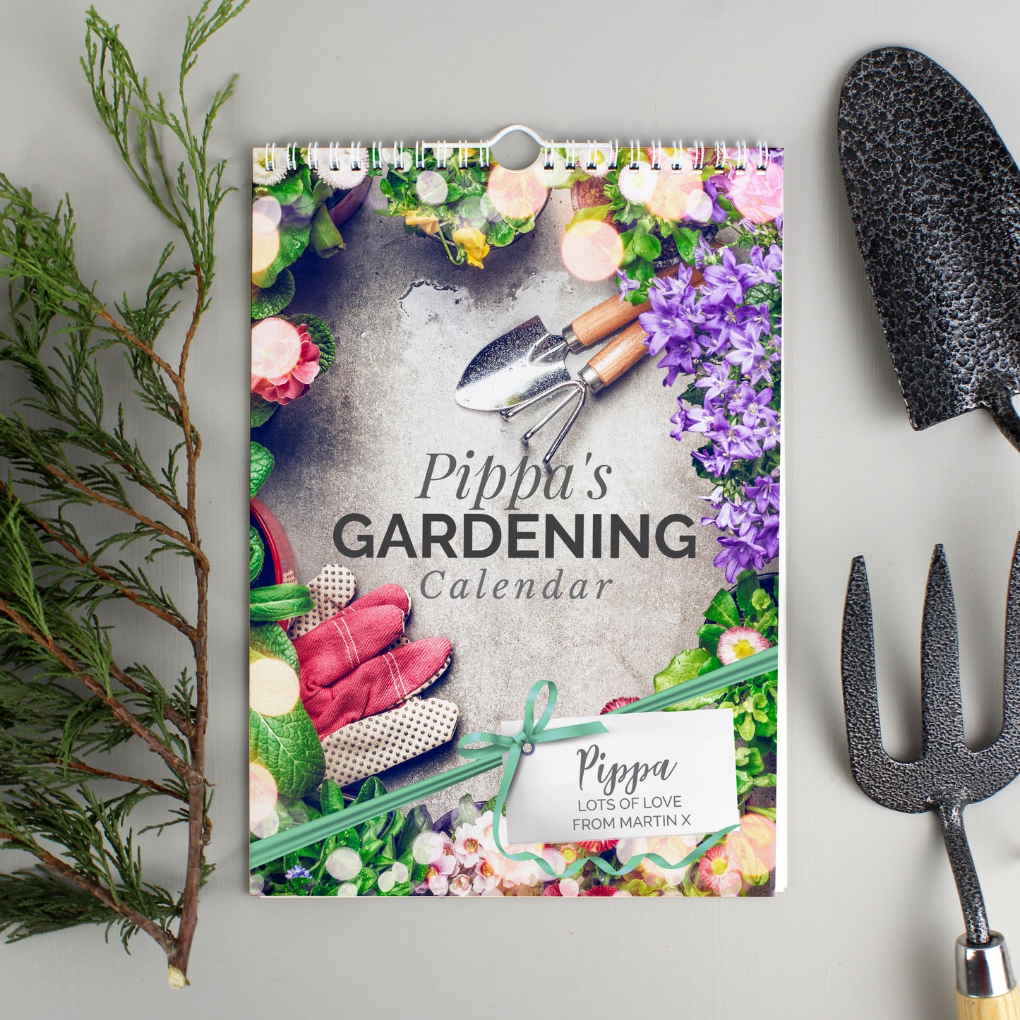 Personalised A4 Gardening Calendar - Personalise It!