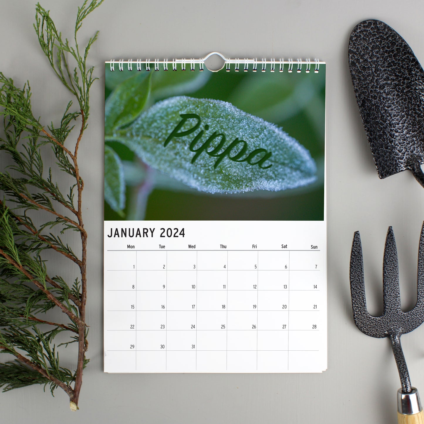 Personalised A4 Gardening Calendar - Personalise It!