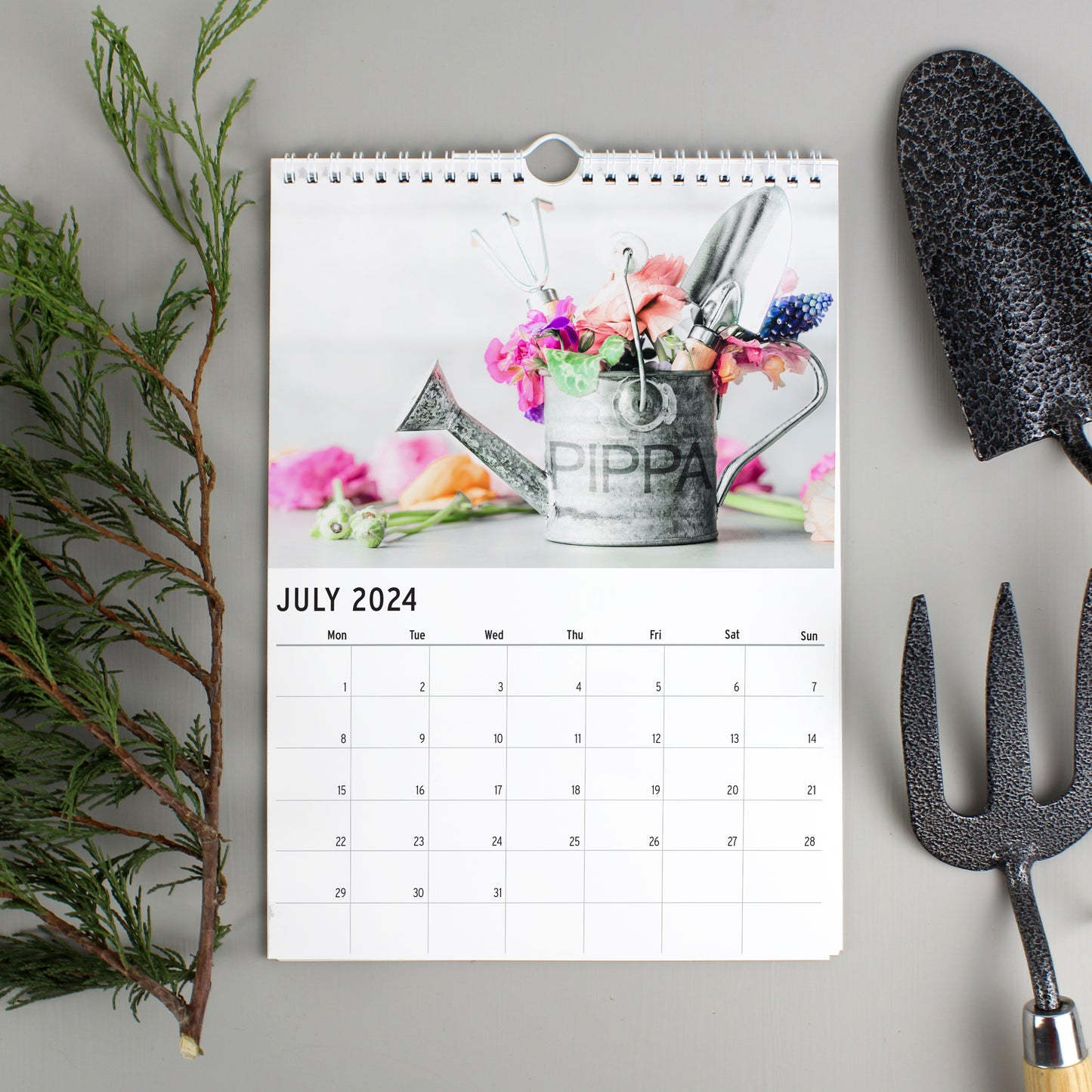 Personalised A4 Gardening Calendar - Personalise It!