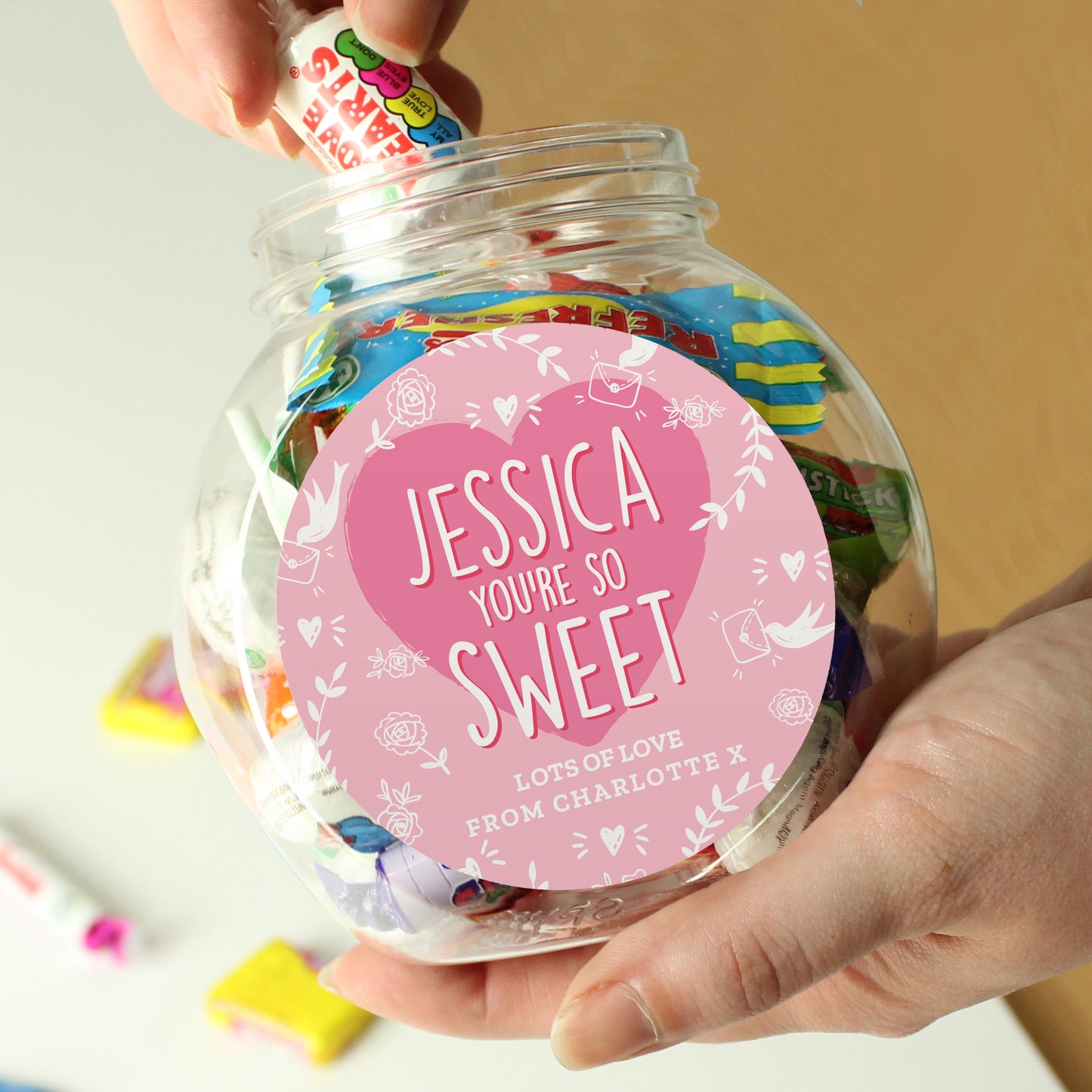 Personalised You're So Sweet, Sweet Jar - Personalise It!
