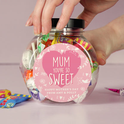 Personalised You're So Sweet, Sweet Jar - Personalise It!