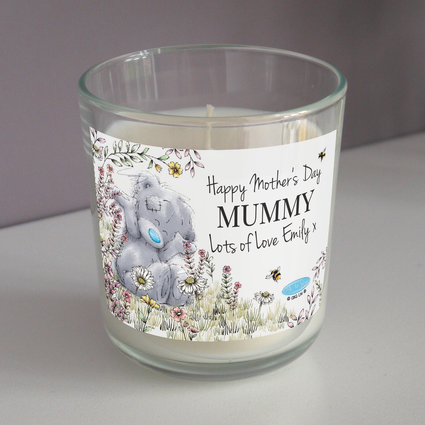 Personalised Me to You Bees Scented Jar Candle - Personalise It!