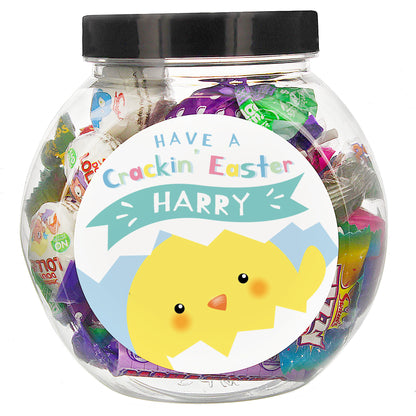 Personalised Have A Cracking Easter Sweets Jar - Personalise It!