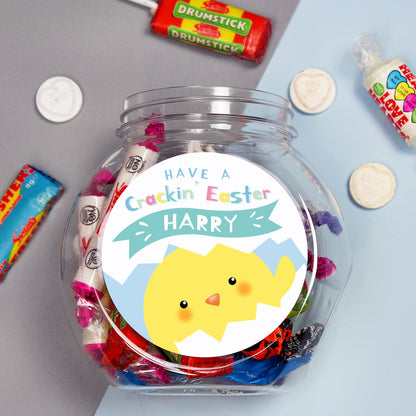 Personalised Have A Cracking Easter Sweets Jar - Personalise It!