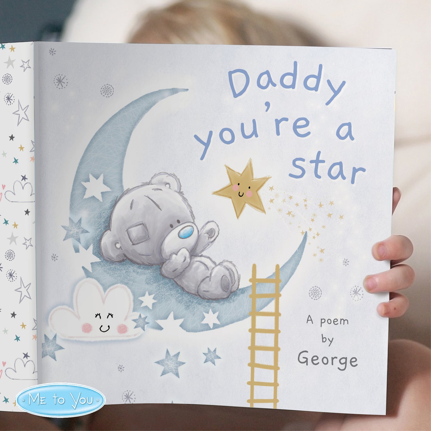 Personalised Tiny Tatty Teddy Daddy You're A Star Poem Book - Personalise It!
