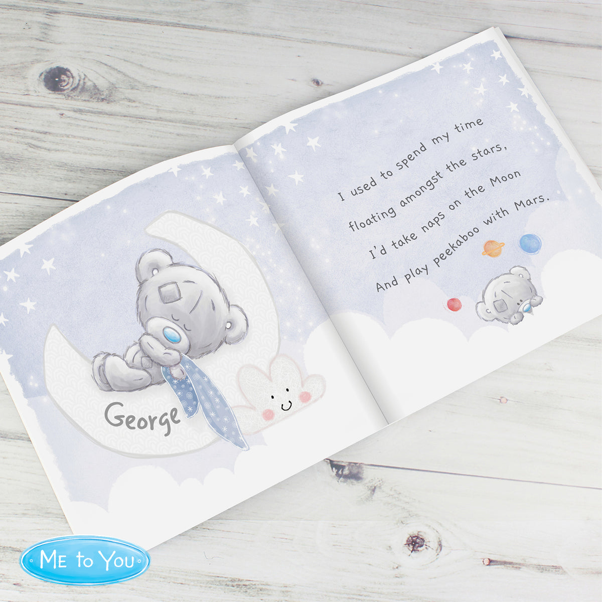 Personalised Tiny Tatty Teddy Daddy You're A Star Poem Book - Personalise It!