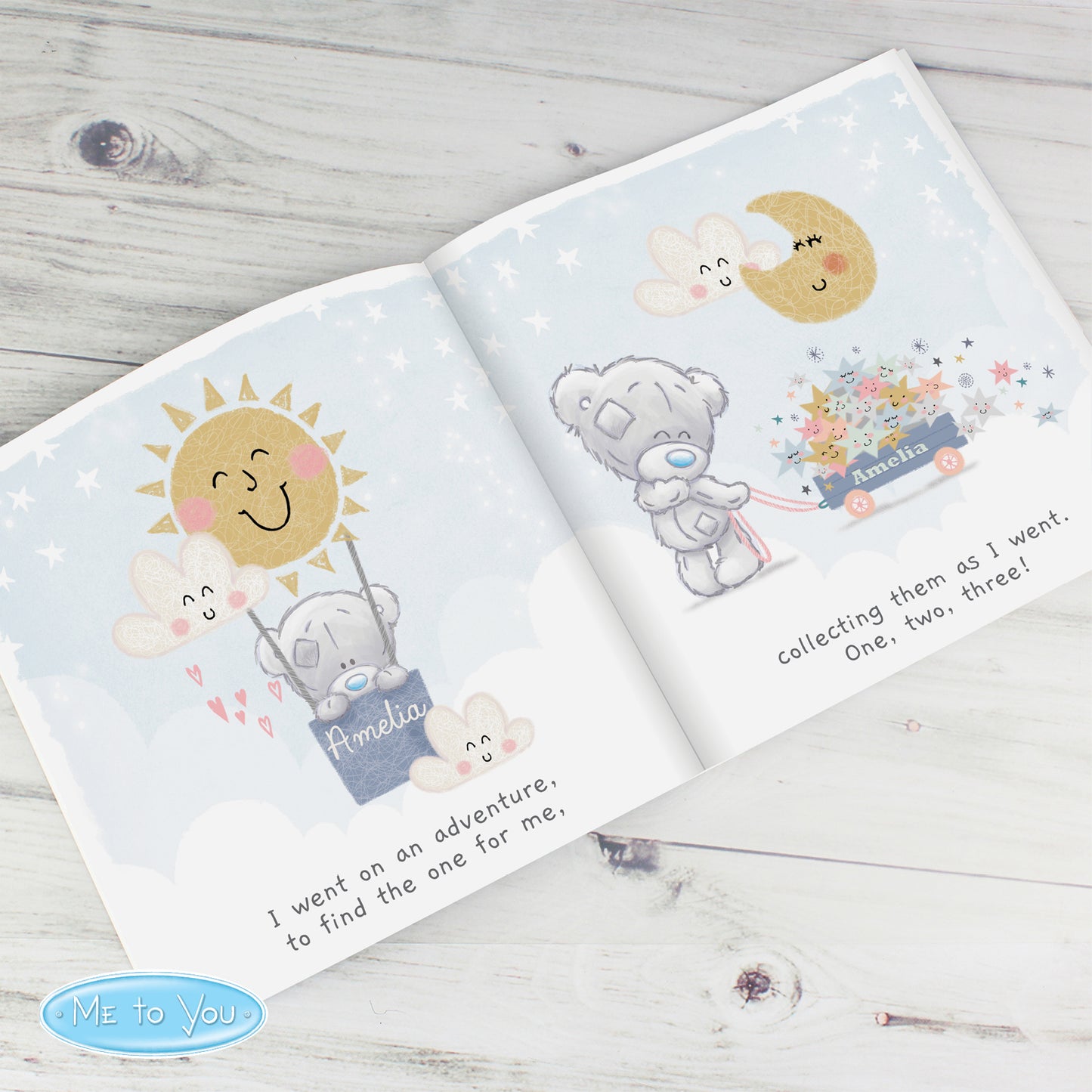 Personalised Tiny Tatty Teddy Daddy You're A Star Poem Book - Personalise It!