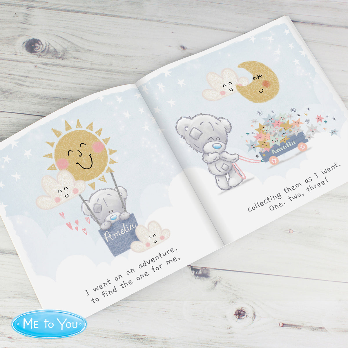 Personalised Tiny Tatty Teddy Daddy You're A Star Poem Book - Personalise It!