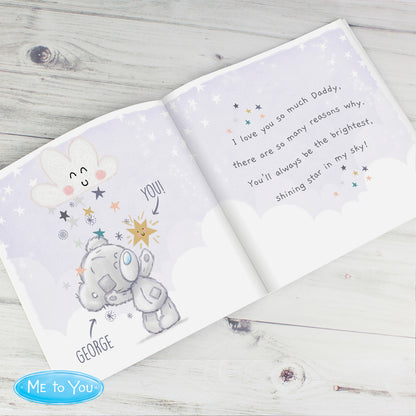 Personalised Tiny Tatty Teddy Daddy You're A Star Poem Book - Personalise It!