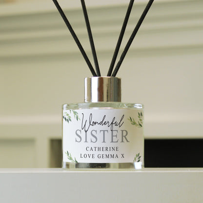Personalised Botanical Reed Diffuser - Personalise It!