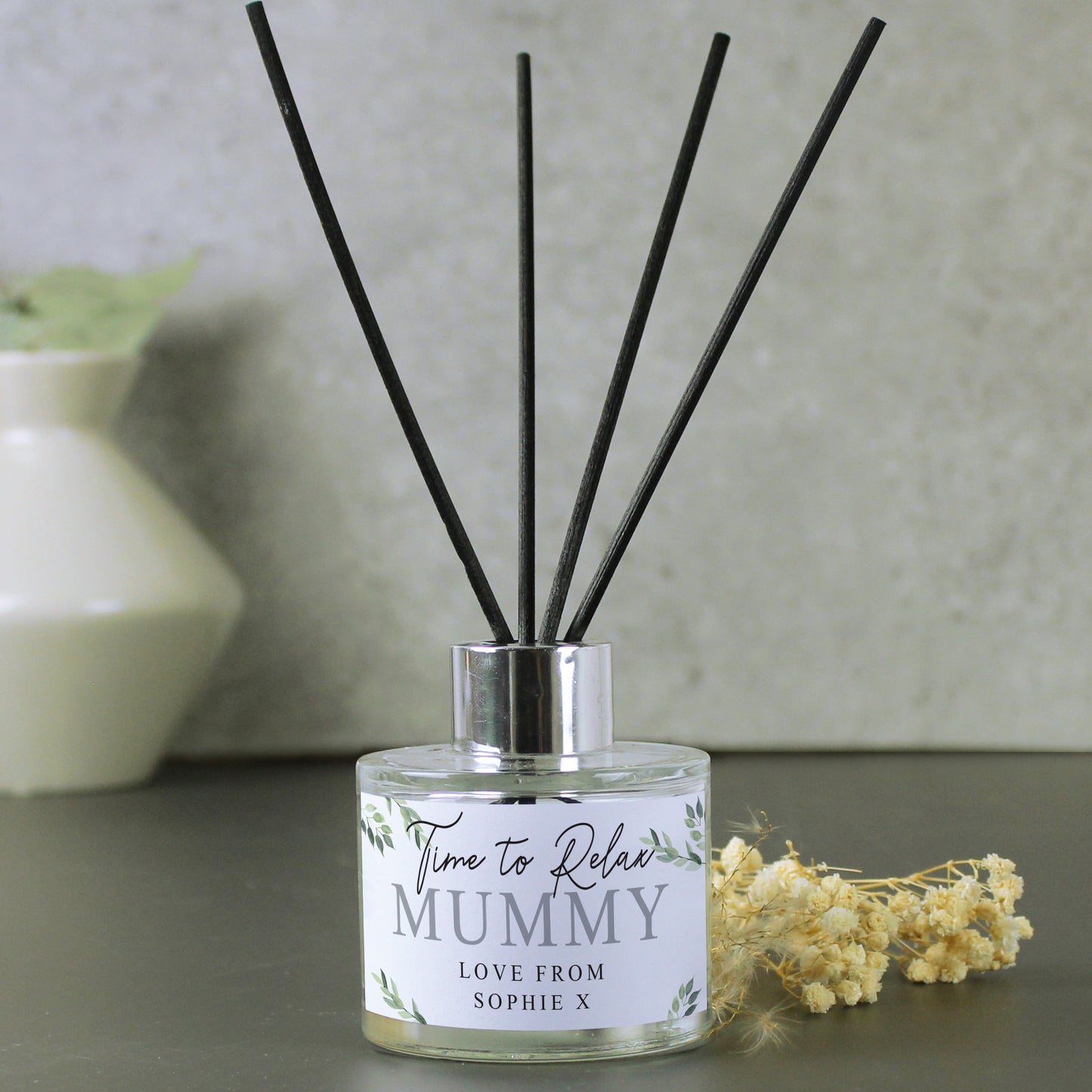 Personalised Botanical Reed Diffuser - Personalise It!