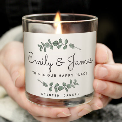 Personalised Botanical Scented Jar Candle - Personalise It!