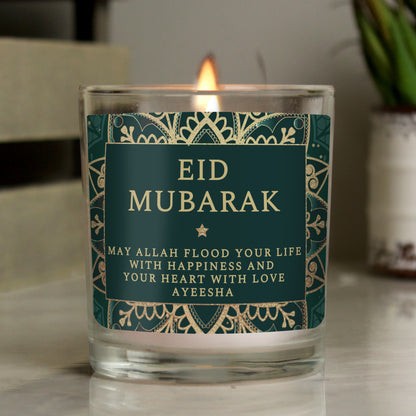 Personalised Eid Jar Candle - Personalise It!