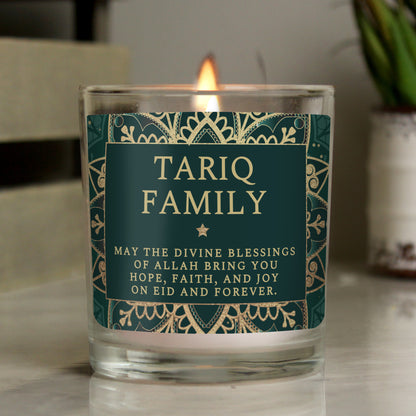 Personalised Eid Jar Candle - Personalise It!