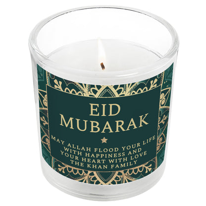 Personalised Eid Jar Candle - Personalise It!