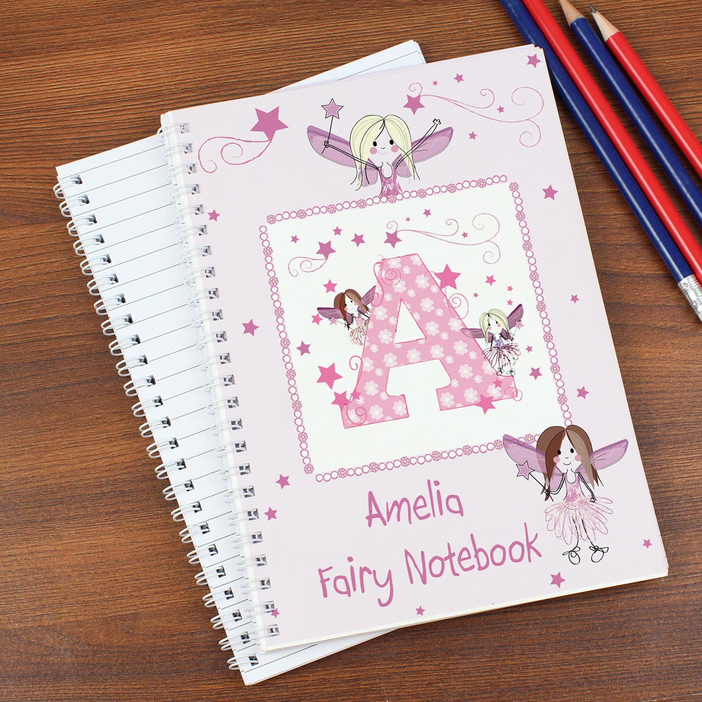 Personalised Fairy - A5 Notebook - Personalise It!