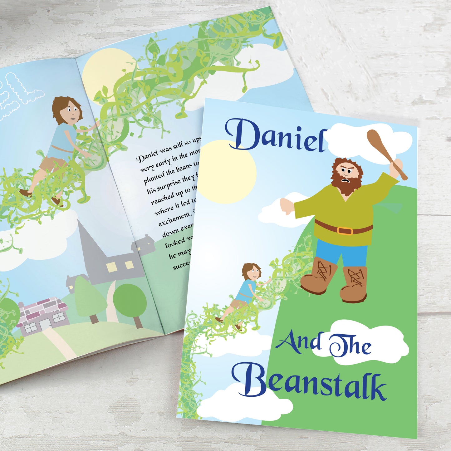 Personalised Jack and the Beanstalk Story Book - Personalise It!