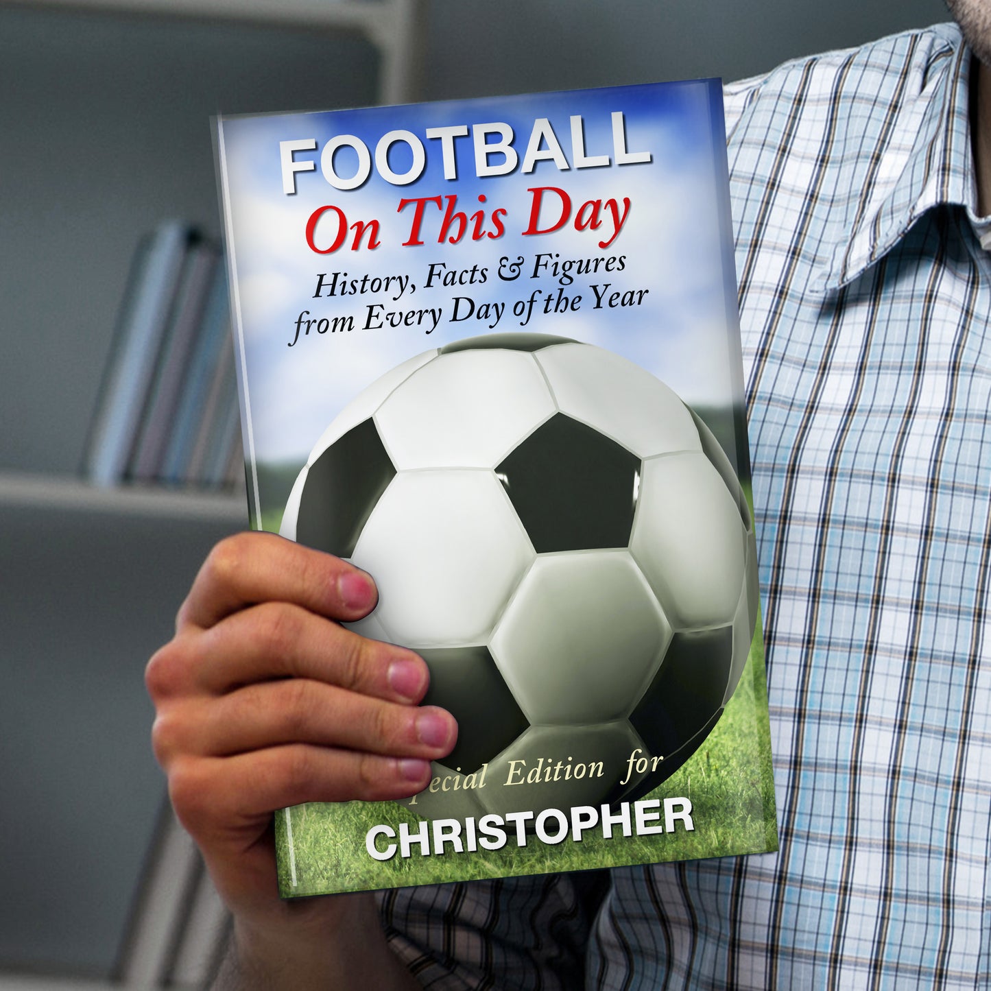 Personalised Football On This Day Book - Personalise It!