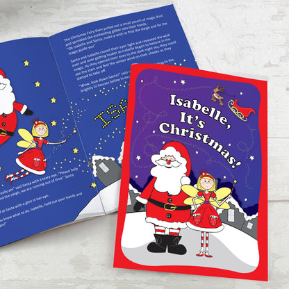 Personalised 'It's Christmas' Fairy Story Book - Personalise It!