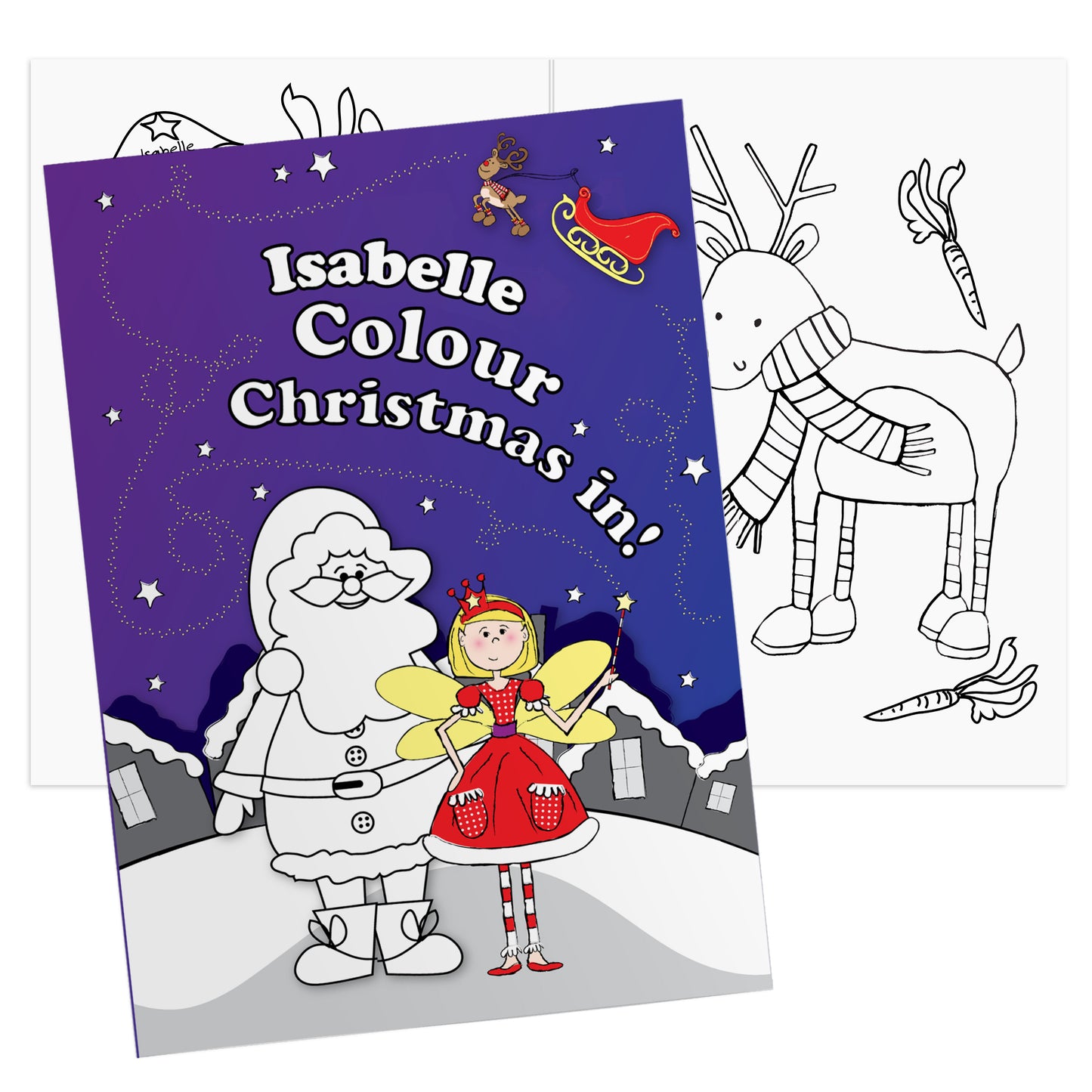 Personalised 'It's Christmas' Fairy Colouring Book - Personalise It!