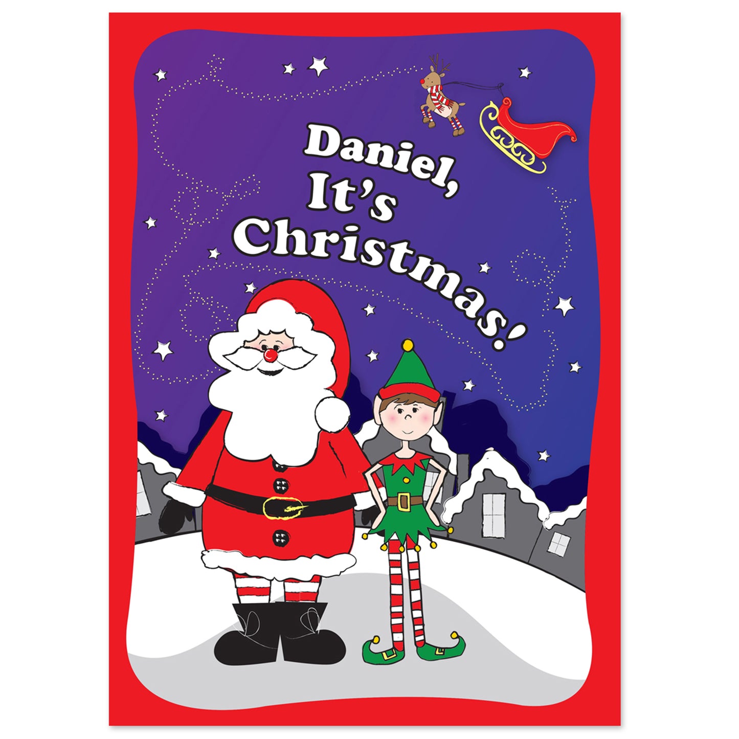 Personalised Its Christmas Elf Story Book - Personalise It!