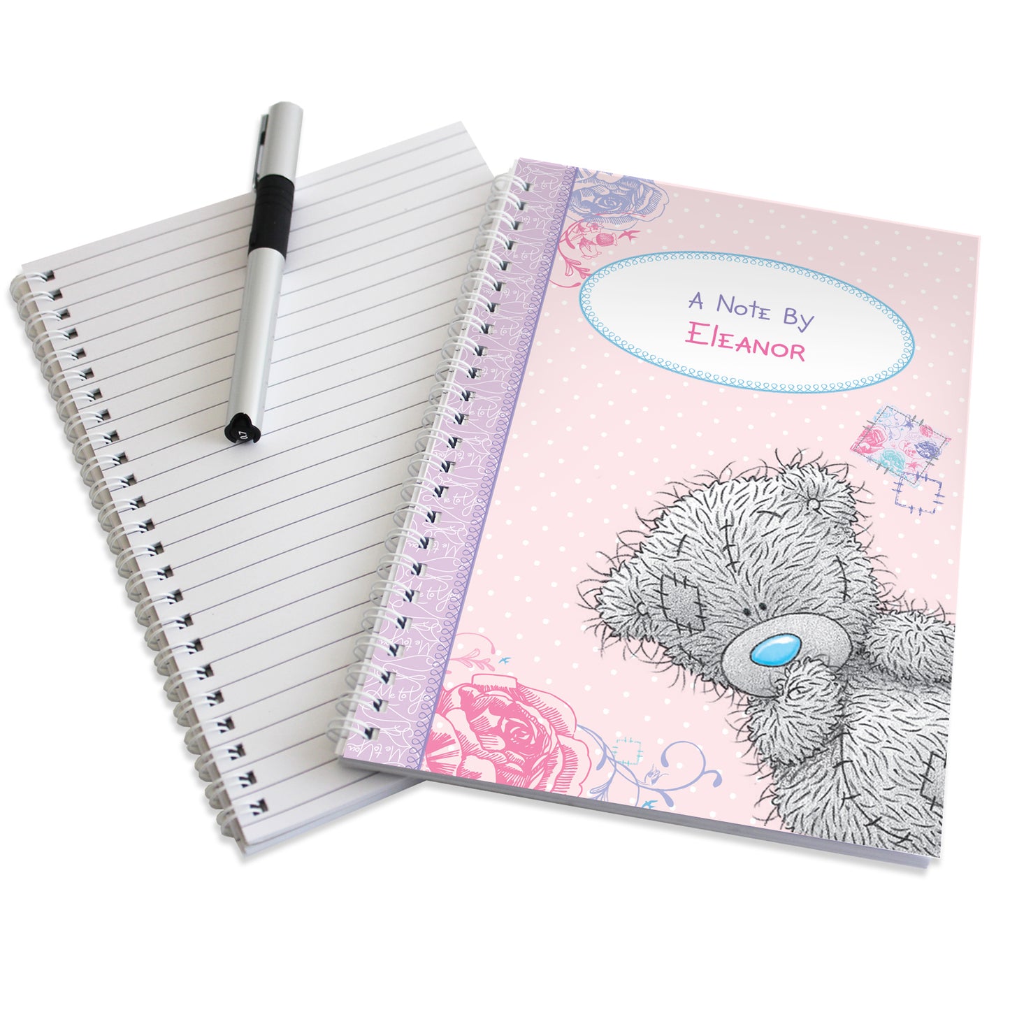 Personalised Me To You Girls A5 Notebook - Personalise It!