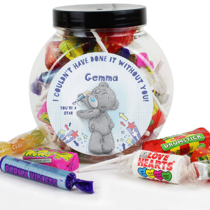 Personalised Me To You Teacher Sweets Jar - Personalise It!