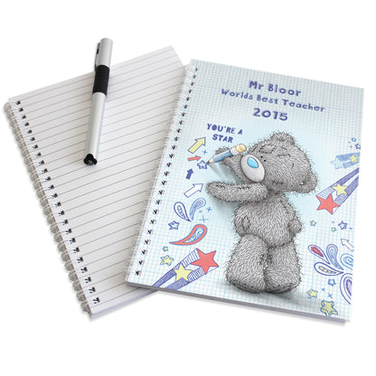 Personalised Me to You Teacher A5 Notebook - Personalise It!