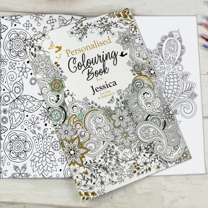 Personalised Botanical Colouring Book - Personalise It!