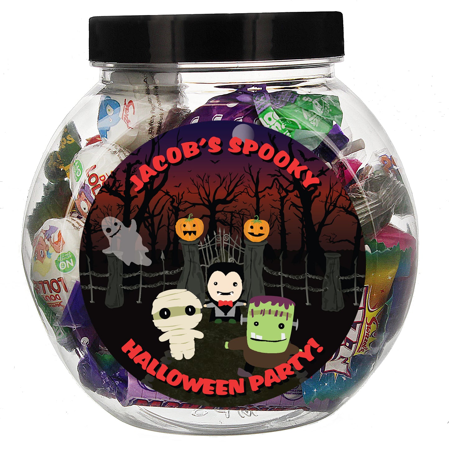 Personalised Halloween Sweet Jar - Personalise It!