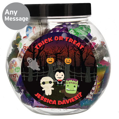 Personalised Halloween Sweet Jar - Personalise It!