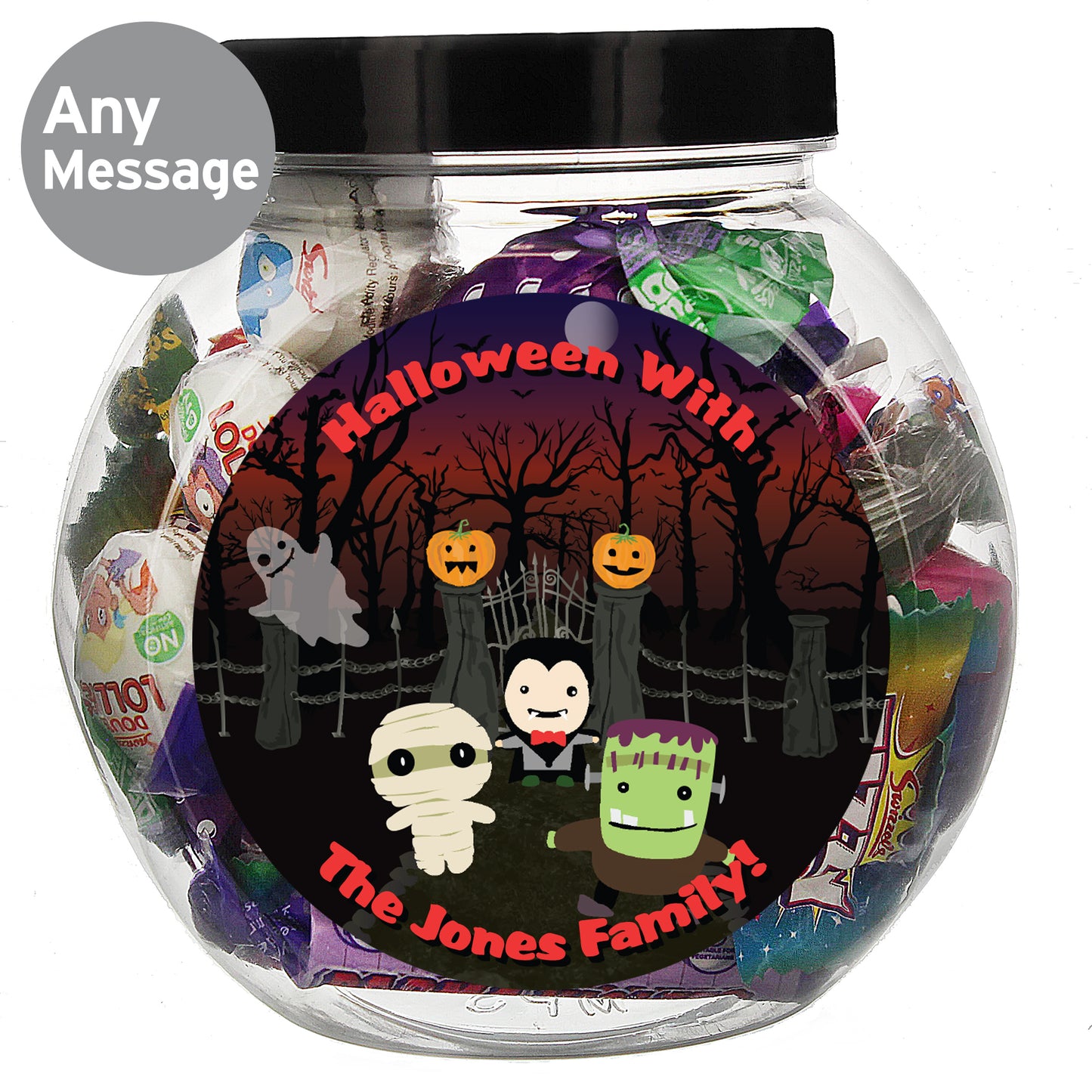 Personalised Halloween Sweet Jar - Personalise It!